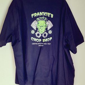 RED KAP Men's Shirt 6XL FRANKIE'S CHOP SHOP S/S Casual Retro Rockabilly Work